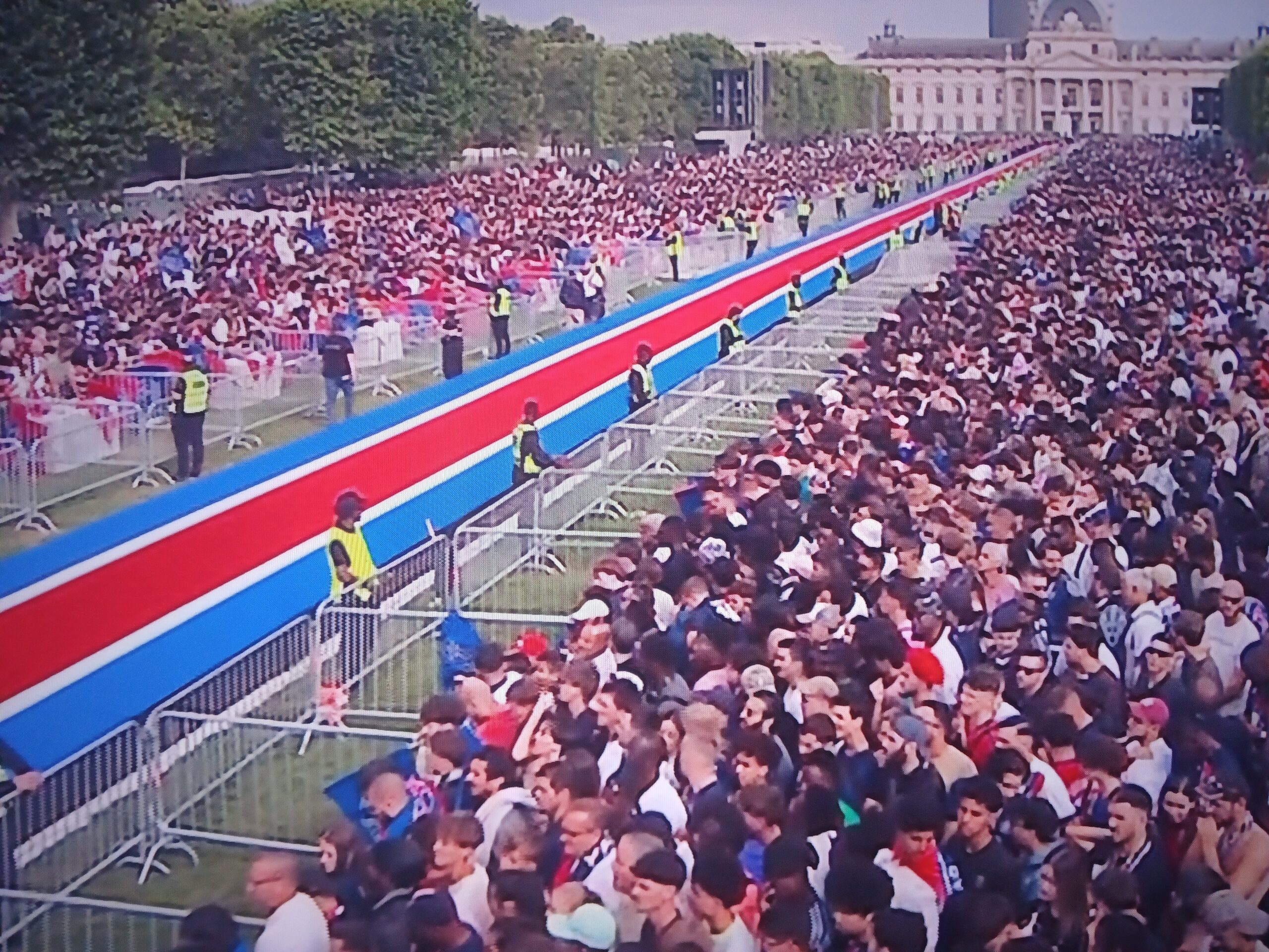 Paris Saint-Germain podczas klubowej ceremonii w Paryżu